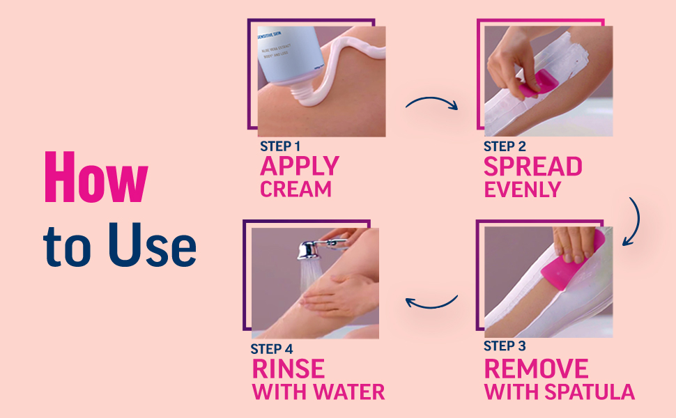 Veet Hair Removal Cream How to Use